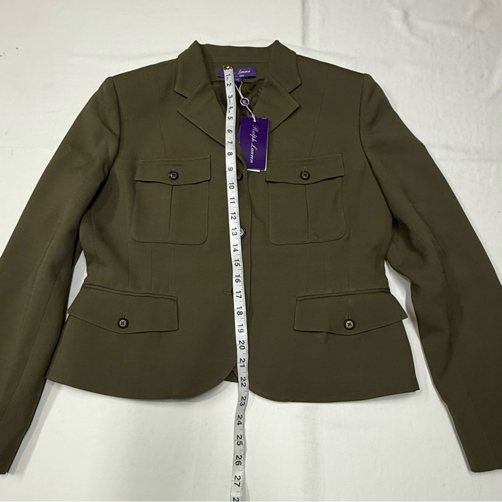 Ralph Lauren purple label Kamille Wool-Silk Jacket collection made in Italy. - Picture 5 of 16
